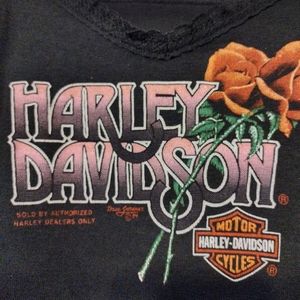 Harley Davidson Vintage 1984 3D Emblem Crop Top